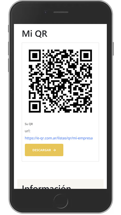 así queda tu qr y se puede descargar como imágen